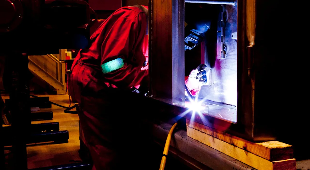 máquina de solda MIG industrial